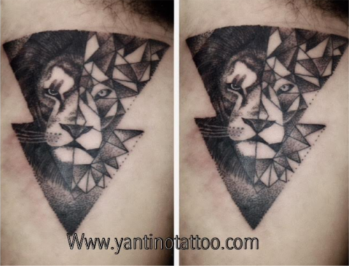 1 lion-tattoo-tribal-dot-grapif-yantino-bali-tattoo-ubud-kings-kuta-balinesia