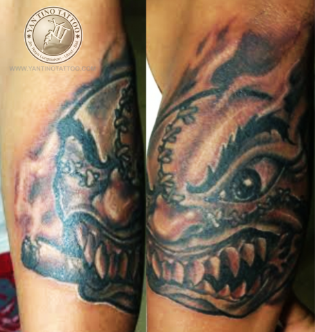 ball-tattoo-logo-music-tattoo-ubud-bali-black-grey-realistic