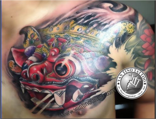 barong-tattoo-bali-color-realistic-balinese-kuta-toop-best-yantino-studiotattoo