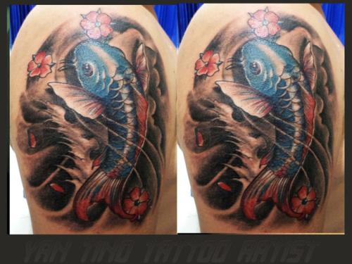 blue-koi-fisht-tattoo-realistic-ubud-bali resize